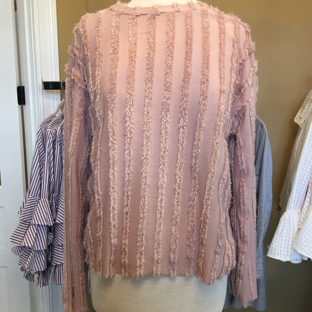 Zara top with fringe